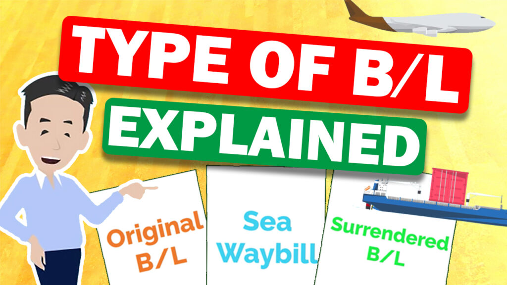 Type of B/L(Revised Version)