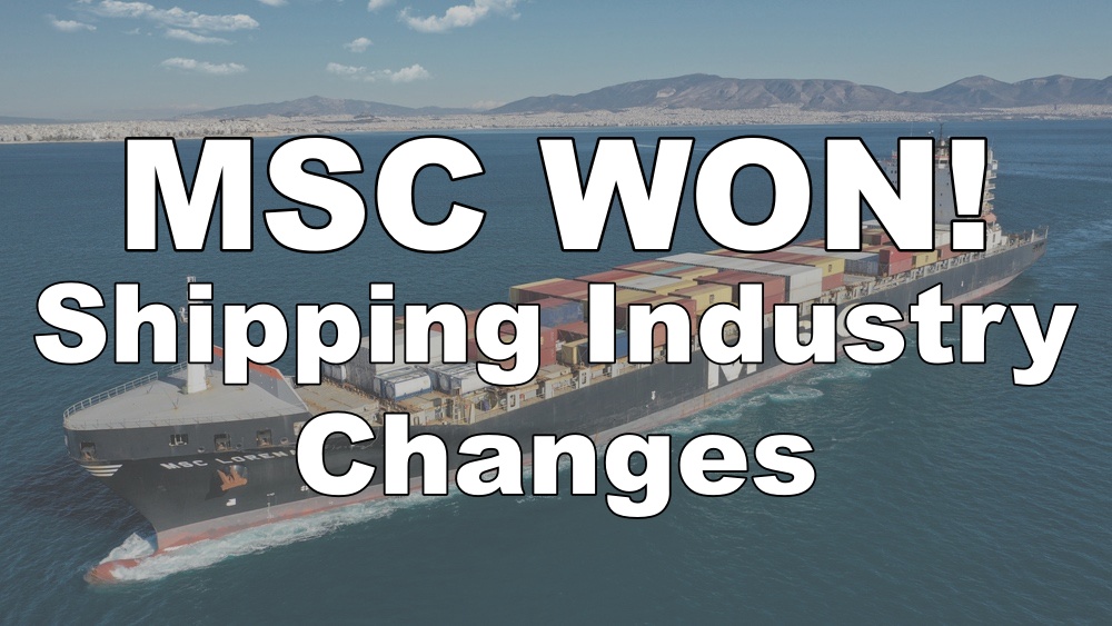 MSC Won! Changes in the Shipping Industry from the First Change in the Top in 29 Years.